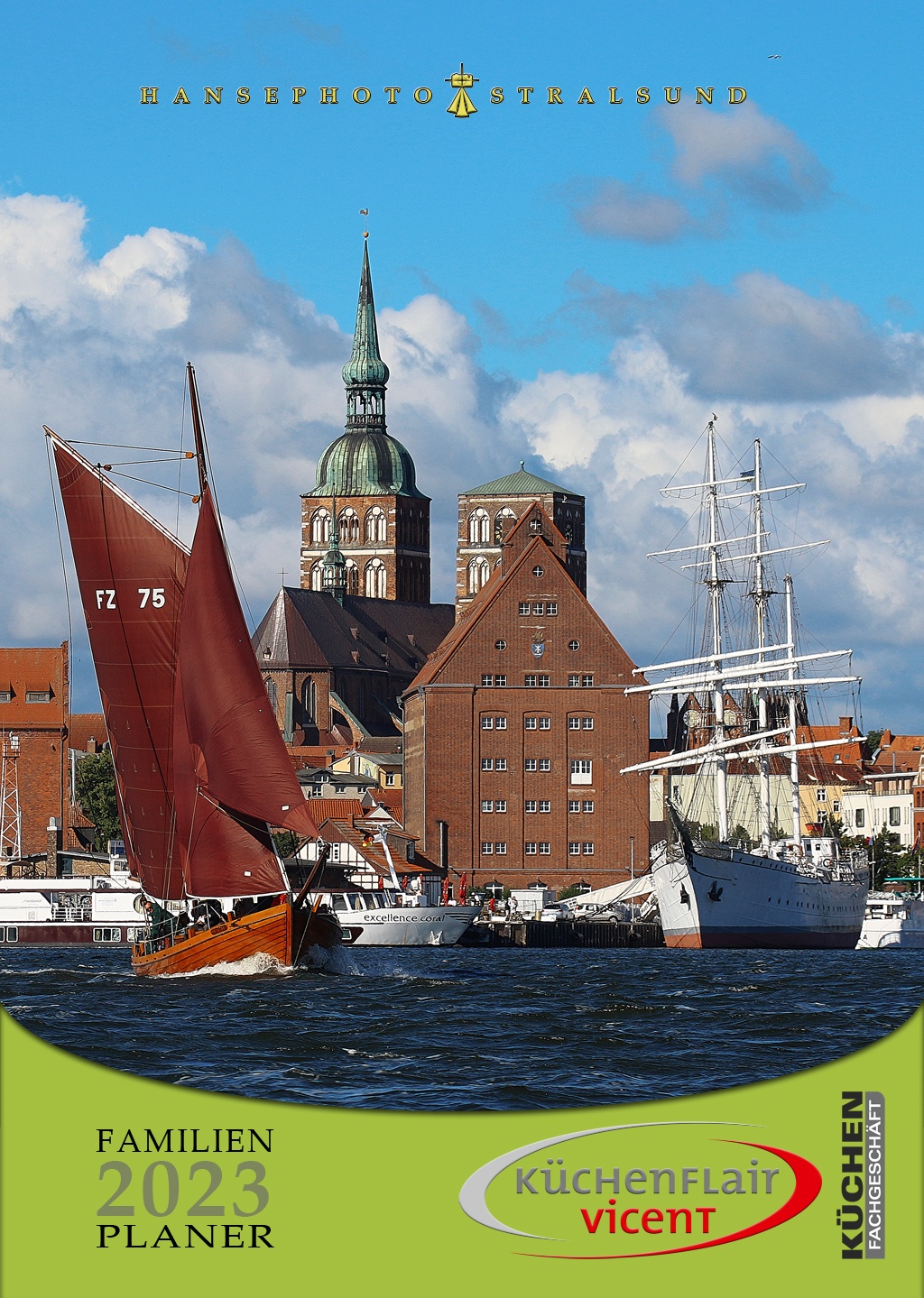 Die Hafeneinfahrt von Stralsund