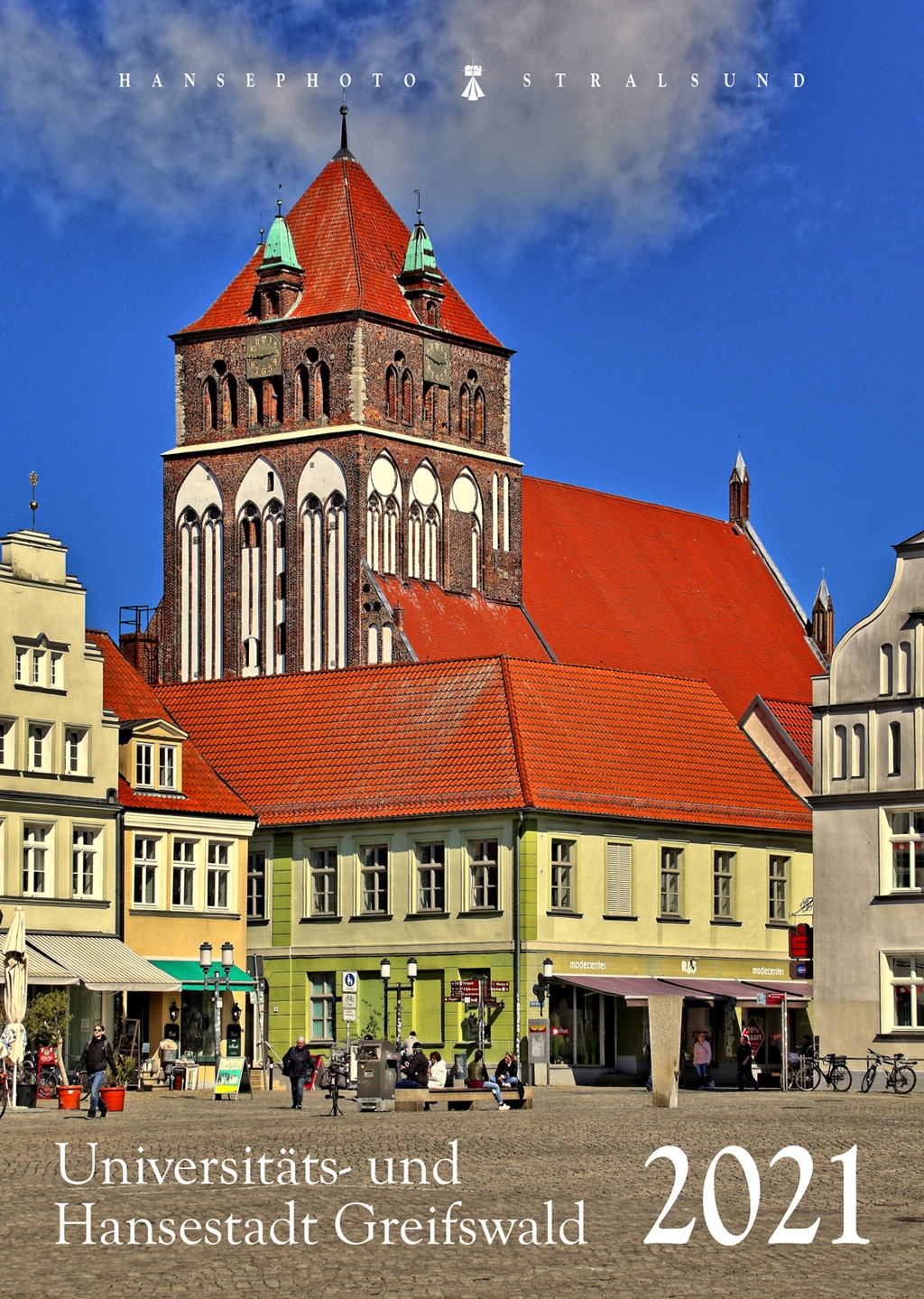 Blick vom Markt auf die Marienkirche