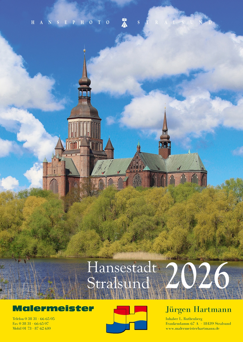 Die Marienkirche hinter dem Frankenteich