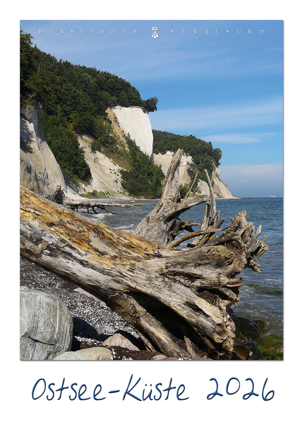Kreideküste der Stubbenkammer auf Rügen