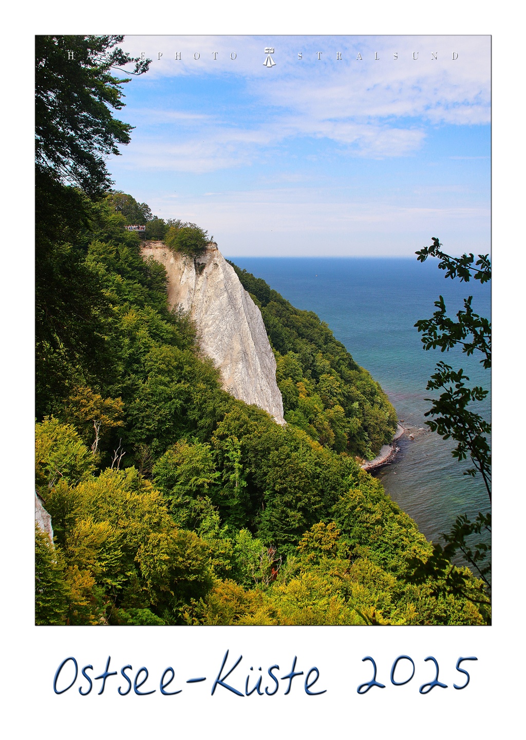 Der Königsstuhl - berühmteste Kreidefelsformation im Nationalpark Jasmund (Insel Rügen)