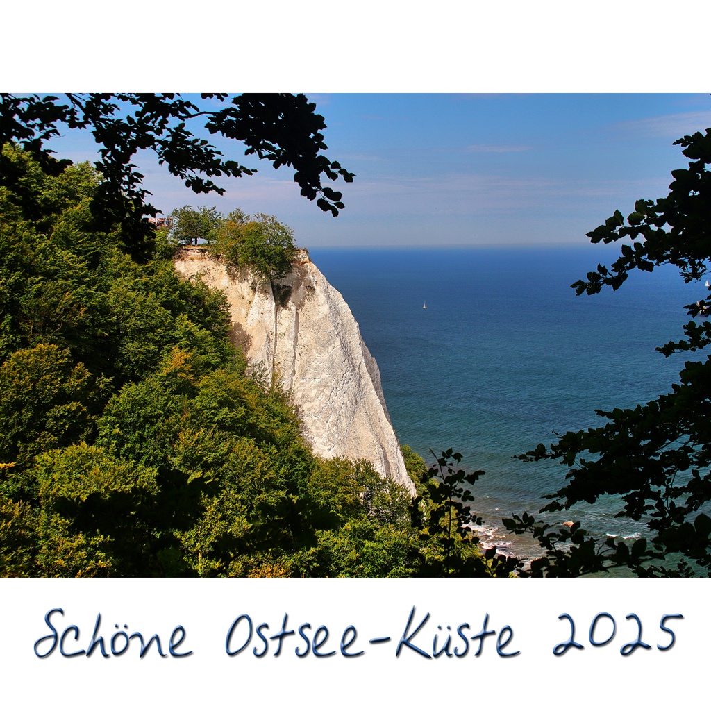 Der Königsstuhl - berühmteste Kreidefelsformation im Nationalpark Jasmund (Insel Rügen)